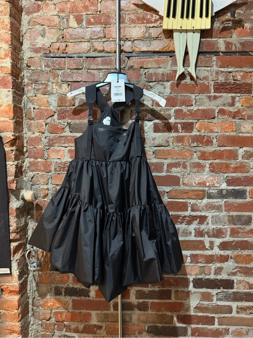 The North Face black tiered mountain dress